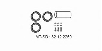 HJS 82 12 2250 Mounting Kit, exhaust system